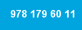 978 179 60 11